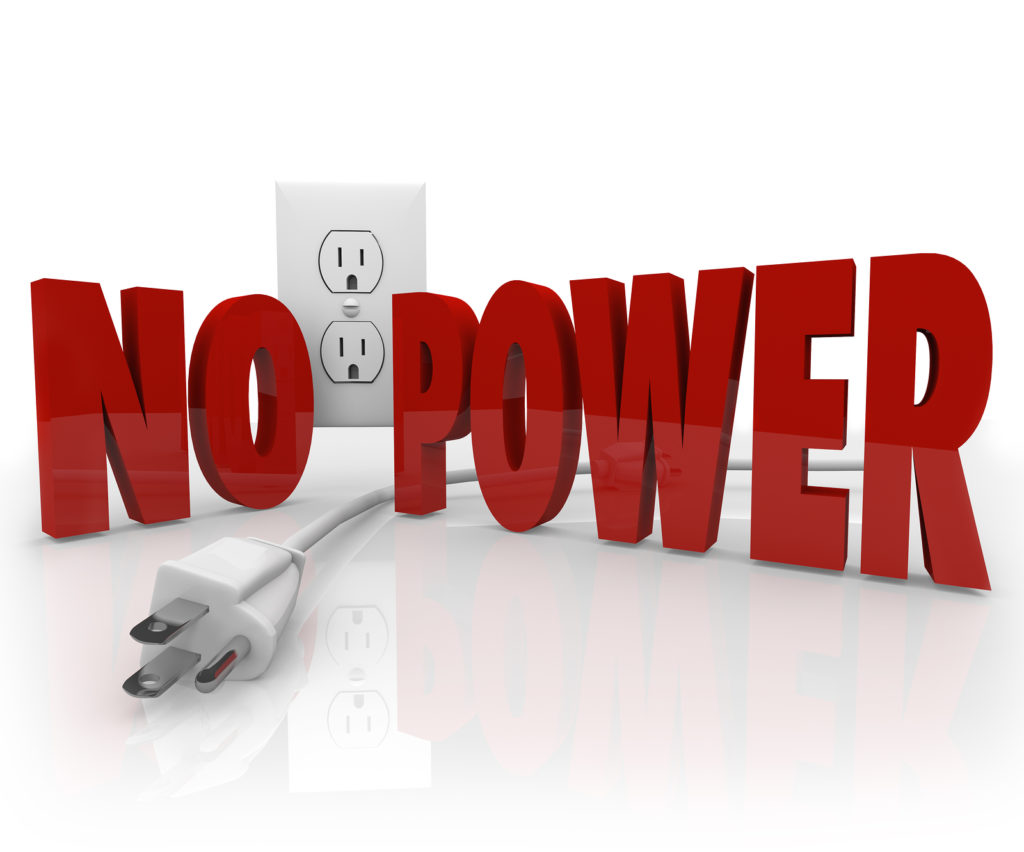 the-words-no-power-in-red-letters-in-front-of-an-electrical-outl